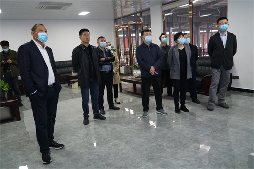 2021-11-20省發(fā)改委來張家界萬眾實(shí)業(yè)集團(tuán)有限公司調(diào)研工作(省辦公室主任夏文斌、市發(fā)改委黨組書記龍維務(wù)）